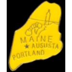 MAINE PIN ME STATE SHAPE PIN